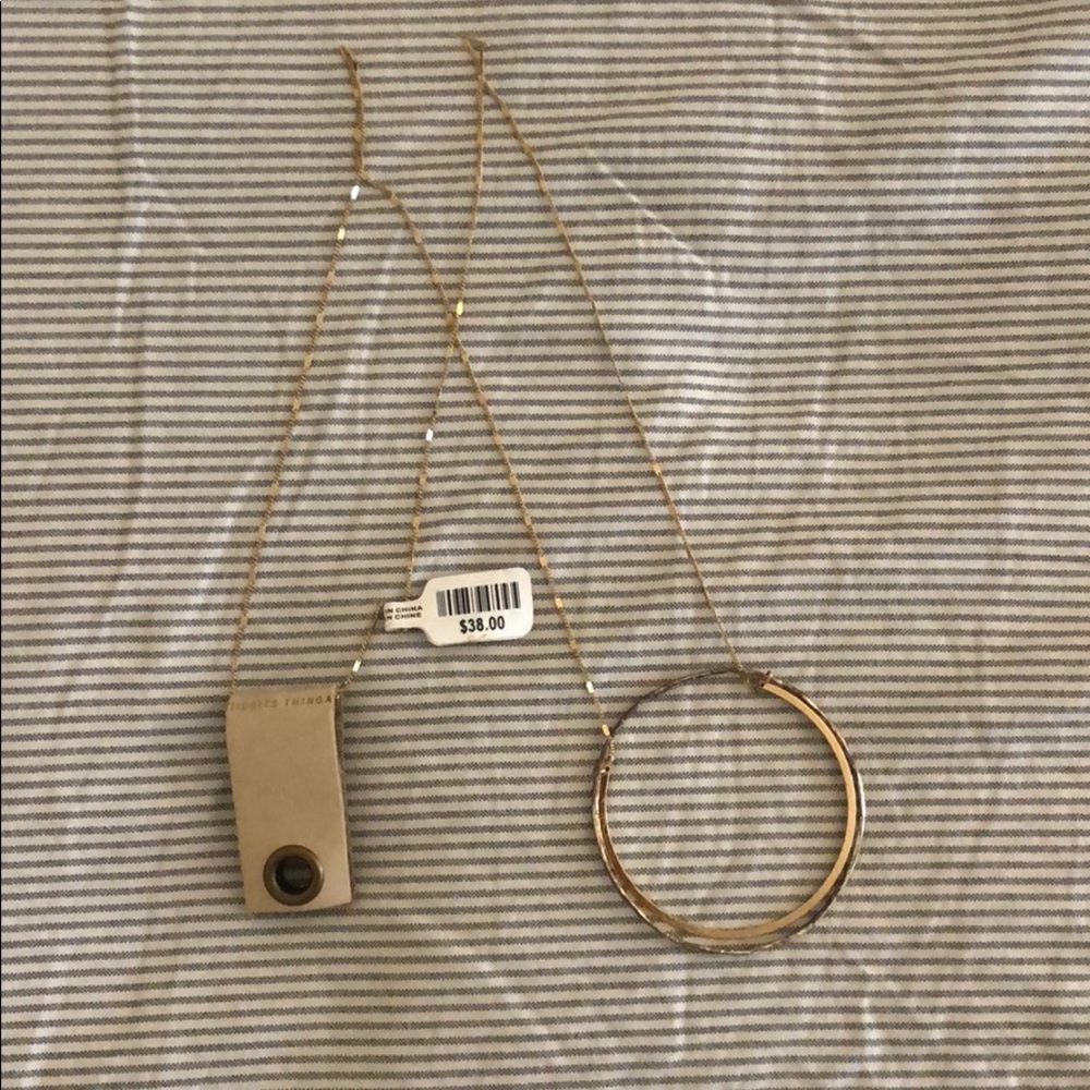 COPY - Anthropologie gold necklace